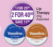 Vaseline Lip Therapy Assorted-For 2 x 20g