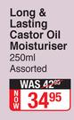 Long & Lasting Castor Oil Moisturiser Assorted-250ml
