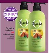 Organics Shampoo Or Conditioner Assorted-For 1 x 1Ltr 