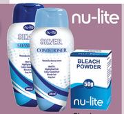 Nu-Lite Silver Shampoo Or Conditioner-200ml Each