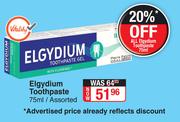 Elgydium Toothpaste Assorted-75ml