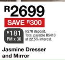 Jasmine Dresser And Mirror