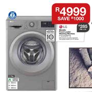 LG 7kg Metallic Front-Loader Washing Machine F12U2QNP7S
