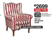 Genoa Wingback Chair