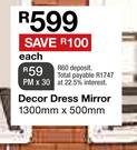 Decor Dress Mirror-Each
