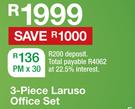 3 Piece Laruso Office Set