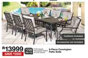 9-Piece Convington Patio Suite
