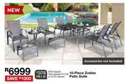 10-Piece Zodiac Patio Suite