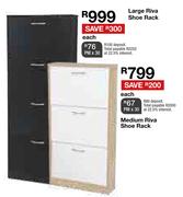 Large Riva Shoe Rack-Each