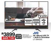 JVC 39" (99cm) LED TV+Built In Soundbar LT-39N350