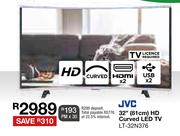 JVC 32" (81cm) HD Curved LED TV LT-32N376