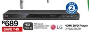 LG HDMI DVD Player DP932/842H