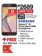 Samsung Galaxy 5" J5 Prime Nano Sim Smartphone