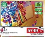 LG 42" Volle HD LED TV 42LB550