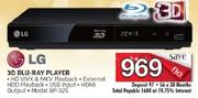 LG 3D Blu-Ray Player BP-325