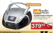 Muller&Houpt CD/MP3/Radio Speler CD-96
