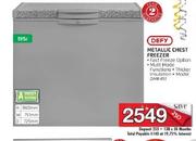 Defy Metallic Chest Freezer DMF451