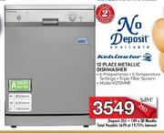 Kelvinator 12 Place Metallic Dishwasher KD12MM1