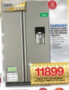 Samsung Metallic Side By Side Water On Tap Fridge Freezer RSAWTMG