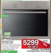 Whirlpool Stainless Steel Eye Level Oven AKPS60IX/01