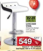 H&H Collection Lance Bar Stool