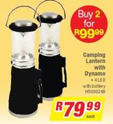 Camping Lantern With Dynamo-2nos Each