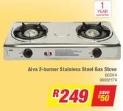Alva 2 Burner Stainless Steel Gas Stove GCS04