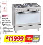 Defy 5-Burner Gas/Electric Multifunction Stove DGS162