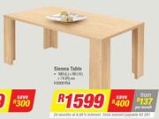 Sienna Table 160x90x74Cm
