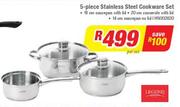Legend 5 Piece Stainless Steel Cookware Set-Per Set