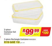 2 Piece Container Set-Per Set