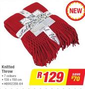 Knitted Throw