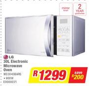 LG 30L Electronic 900W Microwave Oven MS3043BARS
