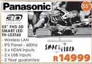 Panasonic 55" 3D FHD Smart LED TV TH-L55T60