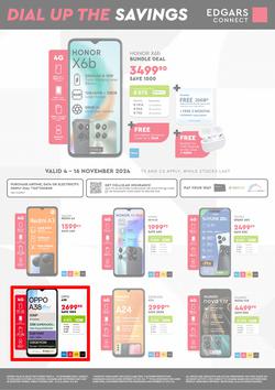 Edgars Connect : Dial Up The Savings (04 November - 16 November 2024), page 1