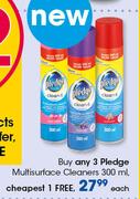 Pledge Multisurface Cleaners-300ml Each