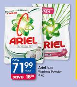 Ariel Auto Washing Powder-3Kg Each