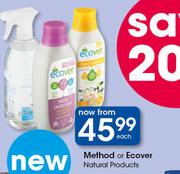 Method Or Ecover Natural Products-Each