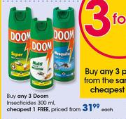 Doom Insecticide-300ml Each