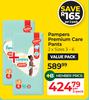 Pampers Premium Care Pants Value Pack (Size 3-6)-Per 2 Pack
