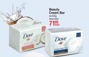 Dove Beauty cream-4 x 100g Each