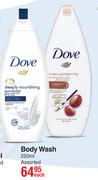 Dove Body Wash-250ml Each