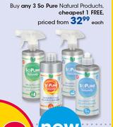 So Pure Natural Products-Each