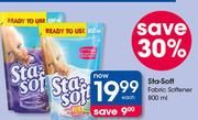 Sta-Soft Fabric Softener-800ml Each