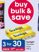 Sunlight Domestic Soap-3x500g
