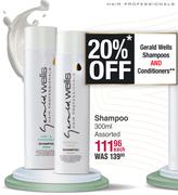 Gerald Wells Shampoo Assorted-300ml Each