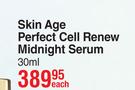 L'Oreal Skin Age Perfect Cell Renew Midnight Serum-30ml Each