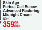 Skin Age Perfect Cell Renew Advanced Restoring Midnight Cream-50ml Each