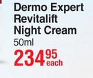L'Oreal Dermo Expert Revitalift Night Cream-50ml Each