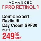 L'Oreal Dermo Expert Revitalift Day Cream SPF30-50ml Each